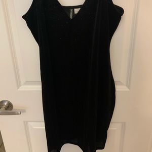 Black H&M Sparkle Bodycon Dress L